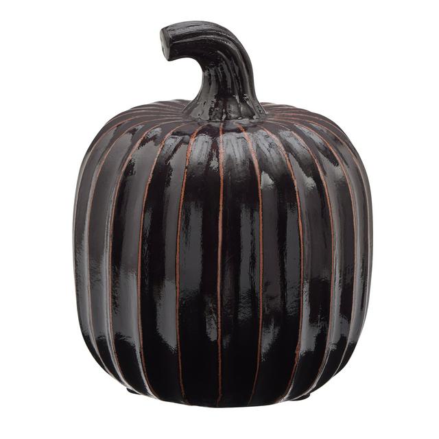 Sainsbury's Home Ceramic Pumpkin - Purple - gallery image 1
