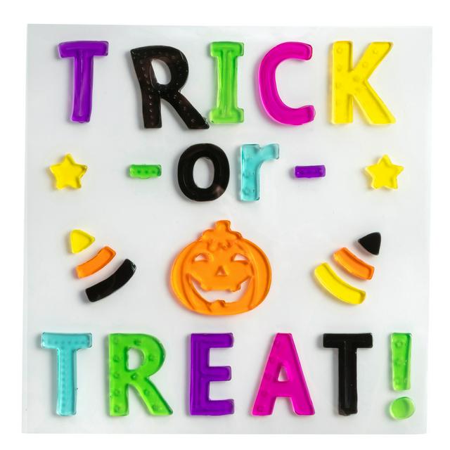 Sainsbury's Home Trick or Treat Window Gel Clings - gallery image 1