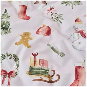Sainsbury's Home Christmas Icons Bedding Set - Pink - gallery image 5