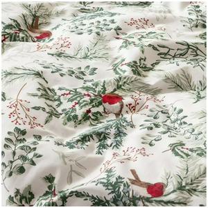 Sainsbury's Home Cotton Christmas Robin Bedding Set - gallery image 5