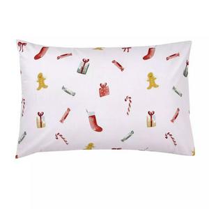 Sainsbury's Home Christmas Icons Pillowcase - White - gallery image 3