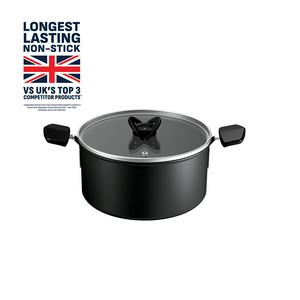 Tefal Titanium Excellence Plus Stewpot With Lid - 24cm