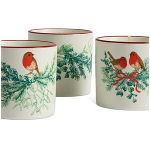Sainsbury's Home Pack of 3 Christmas Spice Gift Ceramic Candles - gallery image 3
