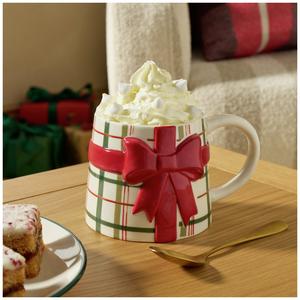 Sainsbury's Home Checked Bow Mug - gallery image 5