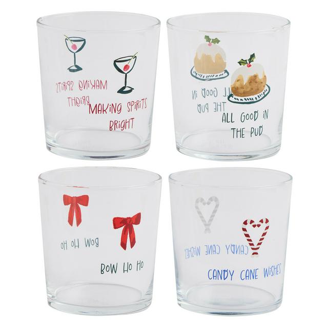 Sainsbury's Home Novelty Festive Icon Tumbler Assortment - gallery image 1