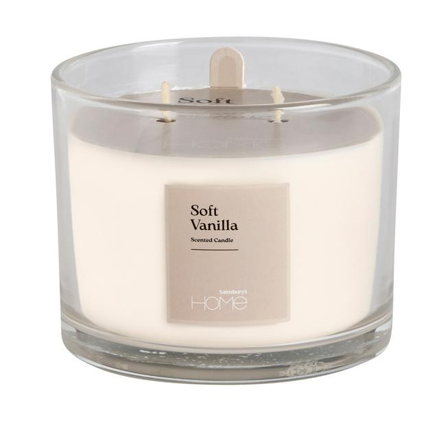  Sainsbury's Home 300g Candle - Soft Vanilla - gallery image 1
