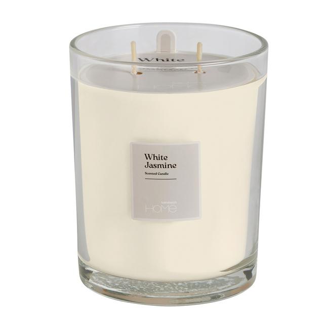  Sainsbury's Home 500g Candle - White Jasmine - gallery image 1