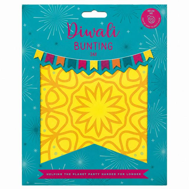 Mad Party Diwali Paper Pennant Banner - gallery image 1