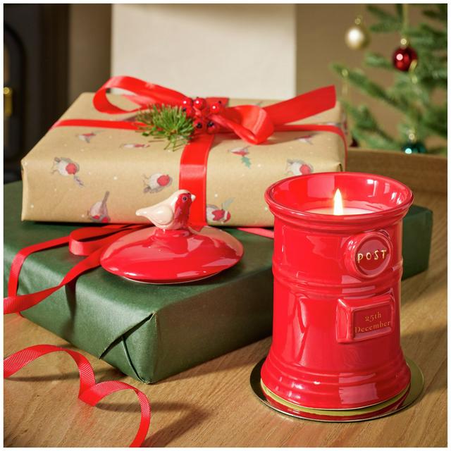 Sainsbury's Home Christmas Spice Post Box Candle - gallery image 1