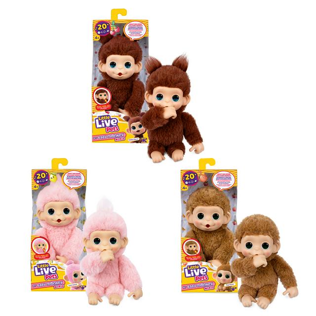 Little Live Pets My Baby Monkey Minis Toys Assortment - gallery image 1