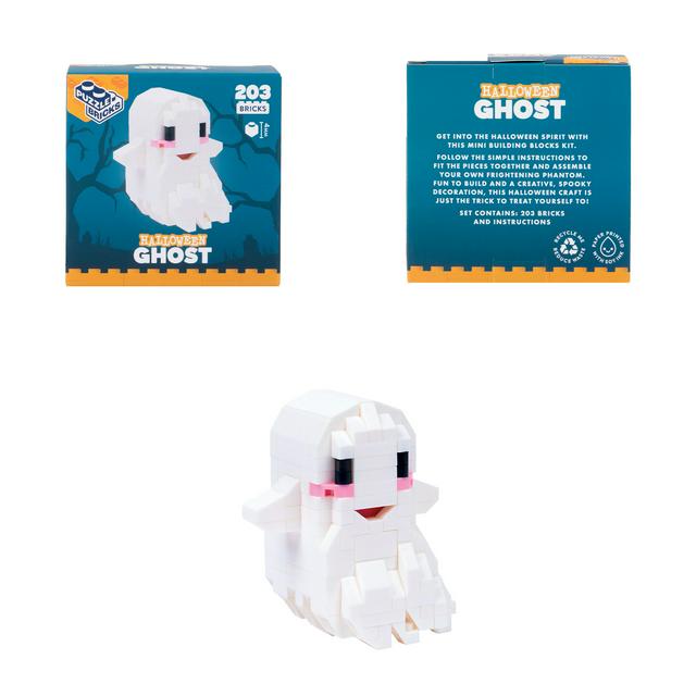 Professor Puzzle Mini Bricks Ghost & Cat Building Blocks Kit Assortment - gallery image 1