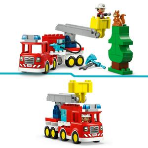 Lego Duplo Fire Engine With Hose & Firefighter 10473 - gallery image 3