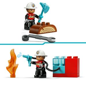 Lego Duplo Fire Engine With Hose & Firefighter 10473 - gallery image 4