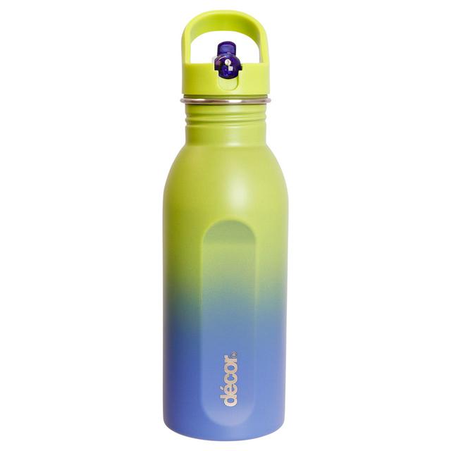 Décor Snap n Seal Stainless Steel Bottle - Blue & Yellow Ombre - gallery image 1