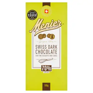 Menier Swiss Dark Chocolate 100g