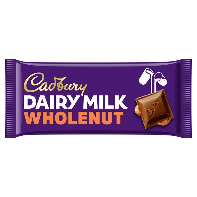 Cadbury Dairy Milk Whole Nut Chocolate Bar 200g