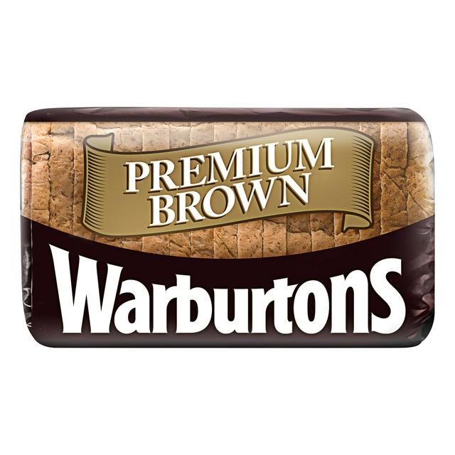 Warburtons Premium Medium Sliced Brown Bread 400g Sainsbury S