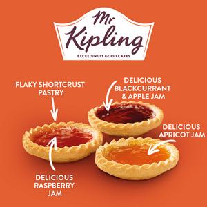 Mr Kipling Jam Tarts Cakes x6 - gallery image 2