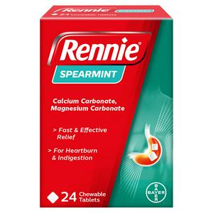 Rennie Spearmint Heartburn & Indigestion Relief Tablets x24 - video