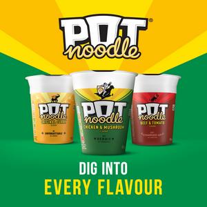 Pot Noodle 90g Chicken & Mushroom Instant Noodles - gallery image 6