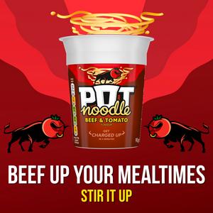 Pot Noodle Beef & Tomato 90g - gallery image 3
