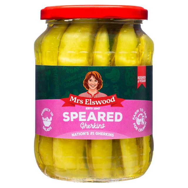 Mrs Elswood 670g Speared Gherkins - gallery image 1