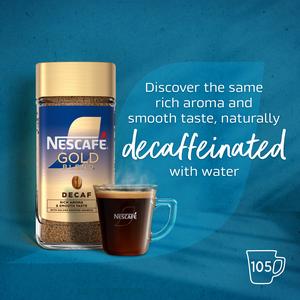 Nescafe Gold Blend Decaf Instant Coffee 190g - gallery image 3
