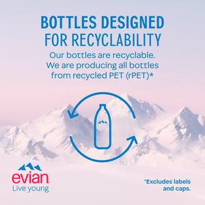 Evian Natural Bottled Mineral Still Water 6x500ml - gallery image 6
