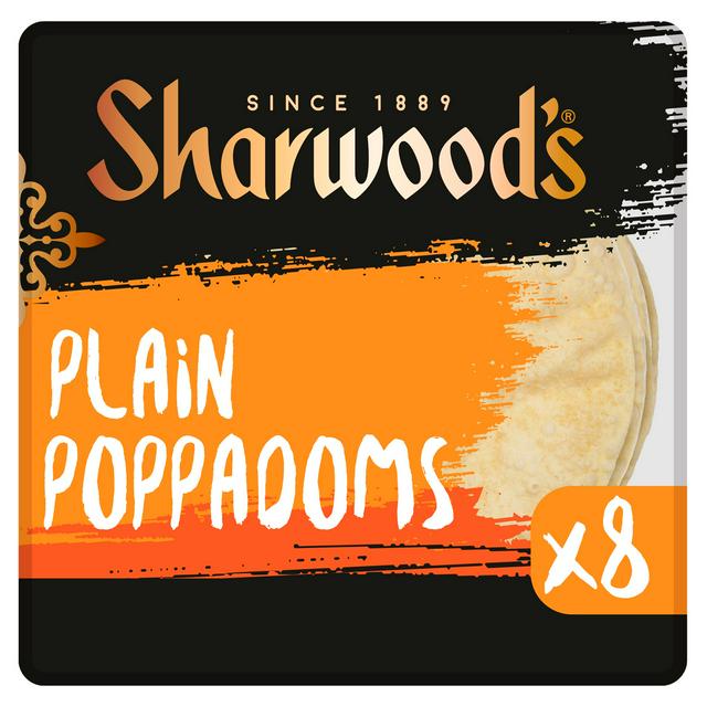 Sharwood's Plain Poppadoms x8 - gallery image 1