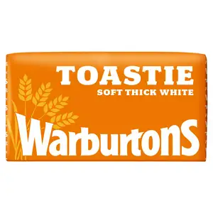 Warburtons Toastie Thick Sliced White Bread 800g