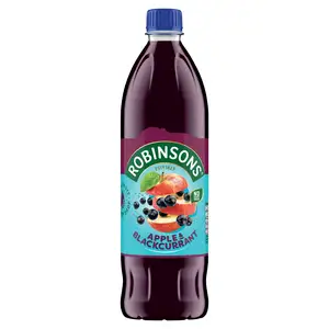 Robinsons Apple & Blackcurrant Squash No Added Sugar 1L