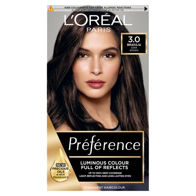 L'Oreal Paris Preference Permanent Hair Dye Brasilia Dark Brown  |  Sainsbury's