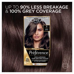 L'Oreal Paris Preference Permanent Hair Dye Brasilia Dark Brown 3.0 - gallery image 3