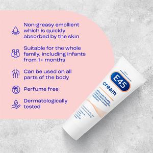E45 Moisturiser Body Cream for Dry Skin & Eczema 50g - gallery image 5