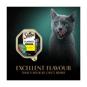 Sheba Classics Chicken in Terrine Wet Cat Food Tray 85g - gallery image 6