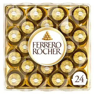 Ferrero Rocher Milk Chocolate Pralines Gift Box 24 Pieces 300g