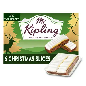 Mr Kipling Christmas Cake Slices x6