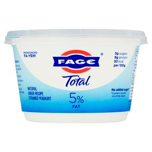 FAGE Total Natural Greek Recipe Strained Yogurt 500g