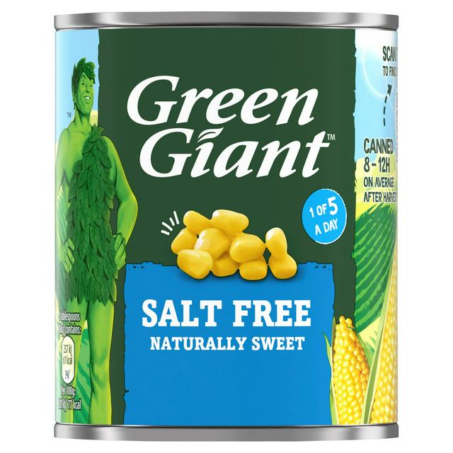 Green Giant Salt Free Sweet Corn 198g (165g*)