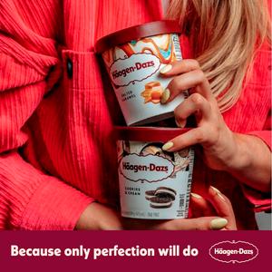 Haagen-Dazs Cookies & Cream Ice Cream Frozen Dessert Tub 460ml - gallery image 5