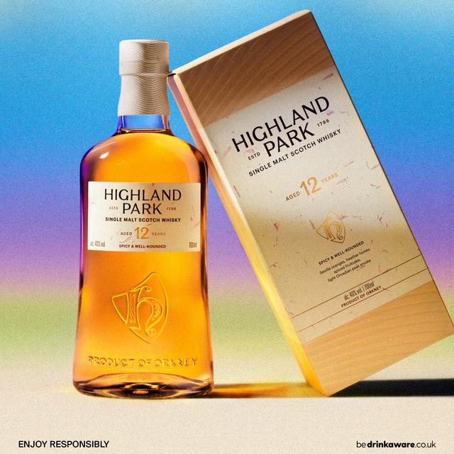 Highland Park 12 Year Old Single Malt Scotch Whisky 70cl | Sainsbury's