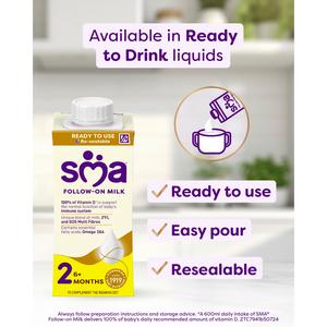 SMA Follow On Baby Milk Powder Formula 6-12 Months 800g - gallery image 5