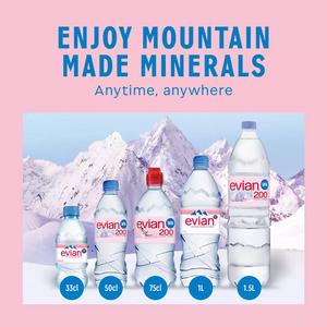 Evian Natural Bottled Mineral Still Water 6x1.5L - gallery image 4