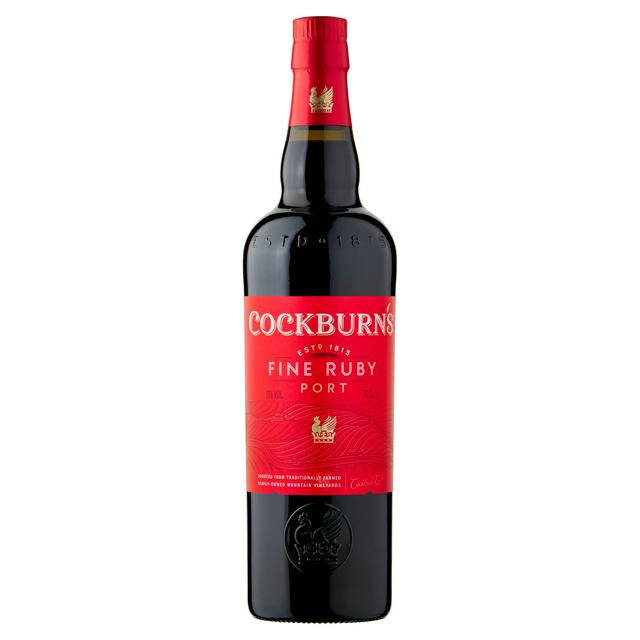 Cockburn's Fine Ruby Port Red Wine 75cl - gallery image 1