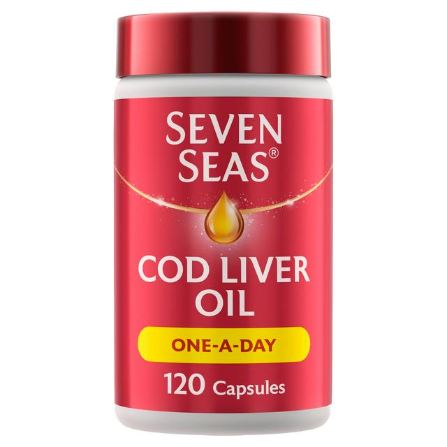 Seven Seas 1 a Day Cod Liver Oil Capsules x120