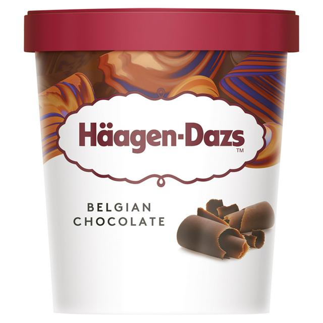 Hagen-Dazs Ice Cream Belgian Chocolate 460ml  Sainsburys