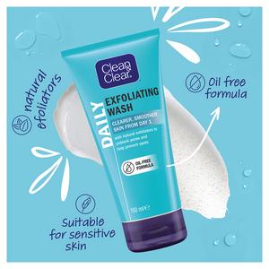Clean & Clear Exfoliating Daily Wash Face Wash 150ml - gallery image 2