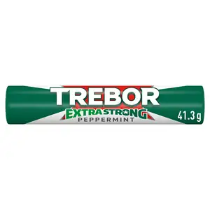 Trebor Extra Strong Peppermint Mints Roll 41.3g