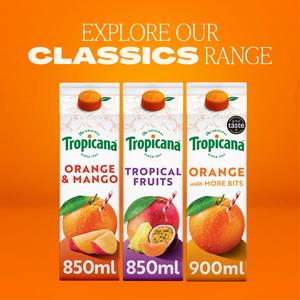 Tropicana Smooth Orange Fruit Juice 900ml - gallery image 4