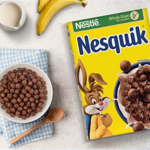 Nestle Nesquik Chocolate Cereal 375g - gallery image 3